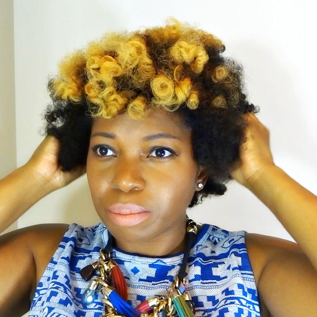 Curls Bantu Knot on 4c Hair 9