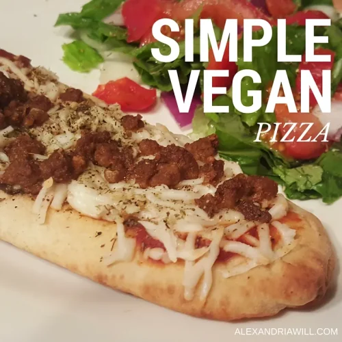 Healthy Vegan Pizza in 10 Minutes